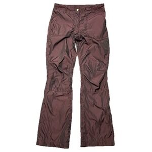 Postcard Ski Snowboard Pants Purple Designer Size 10 FLAWS Winter Iridescent‎